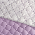 Tkanina wodoodporna pikowana karo - FIOLET lila [0,5mb]