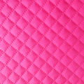 Tkanina wodoodporna pikowana karo - różowa (FUKSJA) [0,5mb]