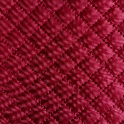 Tkanina wodoodporna pikowana karo - BORDOWA [0,5mb]