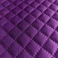 Tkanina wodoodporna pikowana karo - Fioletowa [0,5mb]