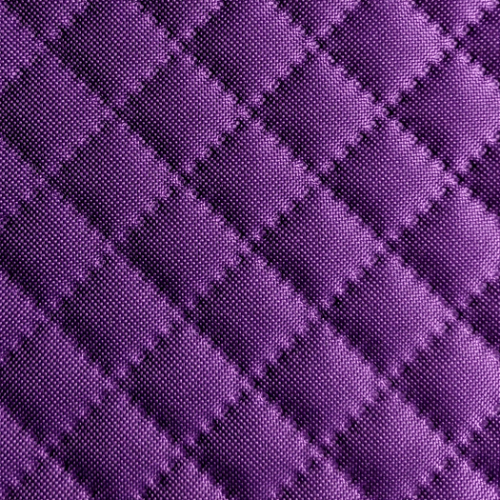 Tkanina wodoodporna pikowana karo - Fioletowa [0,5mb]