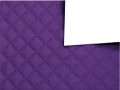Tkanina wodoodporna pikowana karo - Fioletowa [0,5mb]