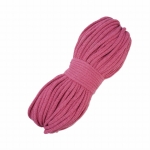 Sznurek bawełniany 5mm - Fuksja 50m 