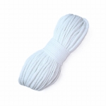 Sznurek bawełniany 5mm - biały 50m