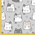 Tkanina Koty Pusheen