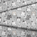 Tkanina Koty Pusheen