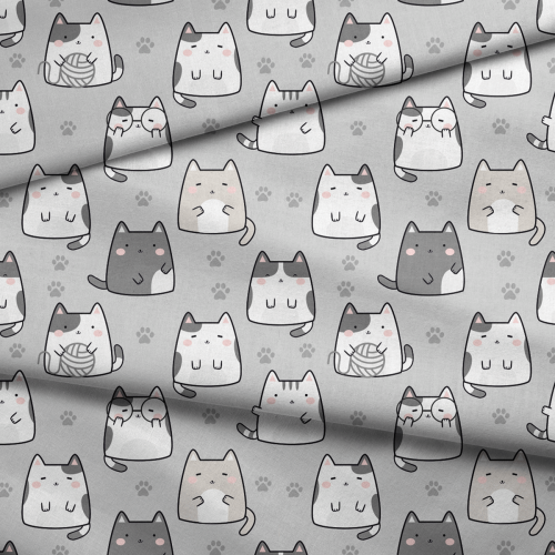 Tkanina Koty Pusheen