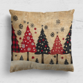 Panel poduszkowy świąteczny Choinki 04