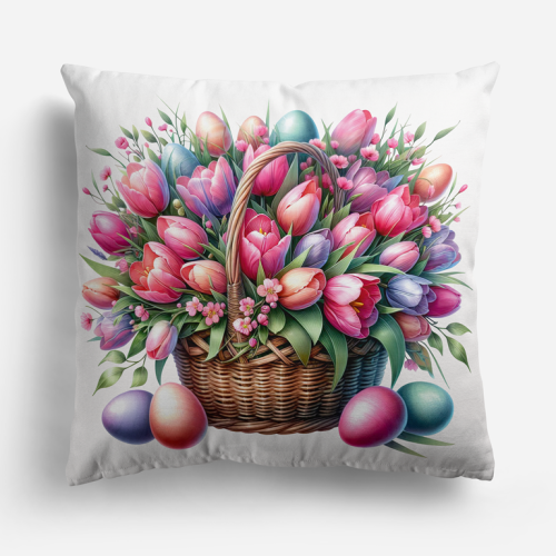 Kosz kwiatów - panel poduszkowy