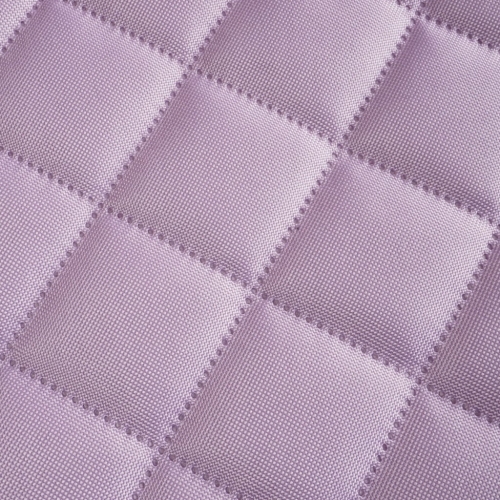 Tkanina wodoodporna pikowana karo FIOLET lilia pikówka romby 5x5cm