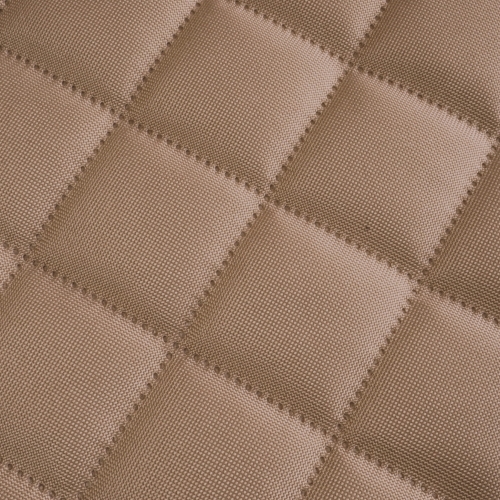 Tkanina wodoodporna pikowana karo BEŻOWA LATTE pikówka romby 5x5cm