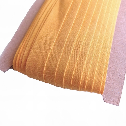 Lamówka bawełniana zaprasowana 18mm - 20 mb - Musztardowa