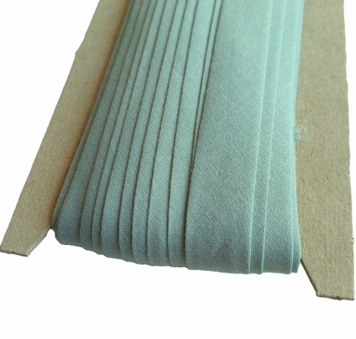 Lamówka bawełniana zaprasowana 18mm - 20 mb - Szaro-niebieska