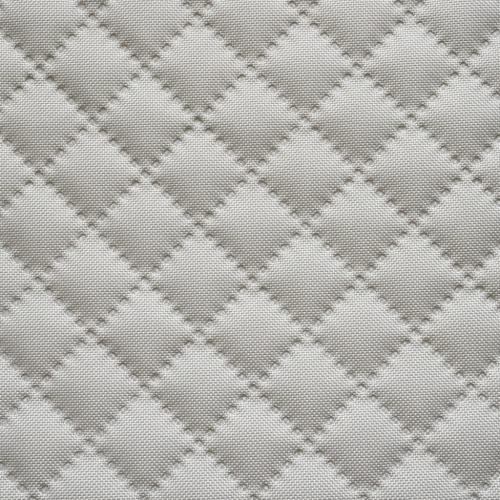 Tkanina pikowana karo JASNO SZARA pikówka oxford wodoodporny