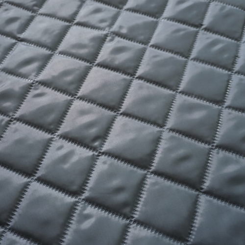 Podszewka pikowana GRAFITOWA KARO 5x5 podbitka ocieplina