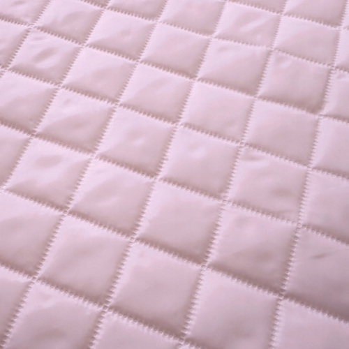 Podszewka pikowana PUDROWY RÓŻ KARO 5x5 podbitka ocieplina