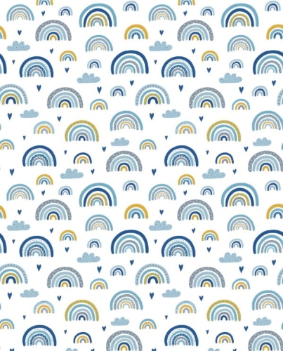Tęcze - tkanina bawełniana