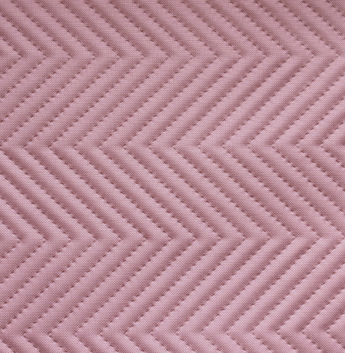 Tkanina pikowana jodełka zygzak CIEMNY BRUDNY RÓŻ pikówka wodoodporna