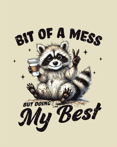 Szop - panel - tkanina na torbę