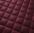 Podszewka pikowana BORDOWA KARO 5x5 podbitka ocieplina