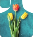 Tulipany na turkusie - panel na fartuch (