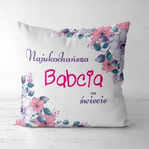 Najukochańsza Babcia na świecie- panel poduszkowy 