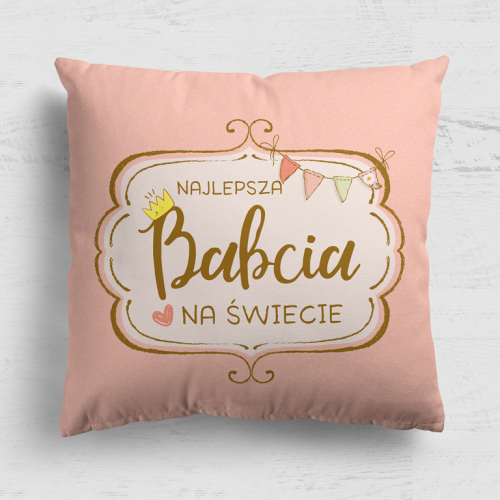Najlepsza Babcia na świecie - panel poduszkowy
