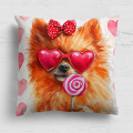 Szpic miniaturowy piesek - panel poduszkowy