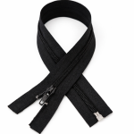 Zamek spiralny 45cm rozdzielczy 5mm - czarny 