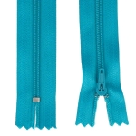 Zamek spiralny 35cm nierozdzielczy 3mm - TURKUSOWY morski