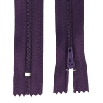 Zamek spiralny 30cm nierozdzielczy 3mm - FIOLETOWY