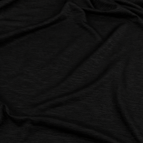 Jersey wiskozowy z elastanem CZARNY PŁOMYK