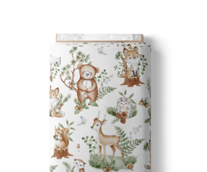 Tkanina bawełniana Leśne zwierzaki [0,5mb]