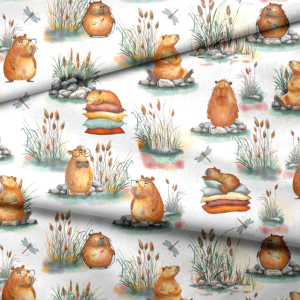 Tkanina bawełniana Kapibara 0,5m 