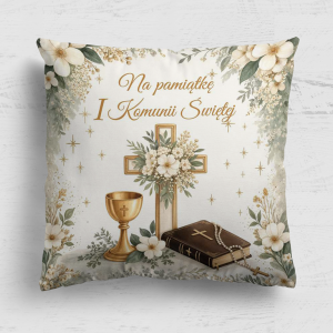 Panel poduszkowy Pamiątka  I Komunii Św. 