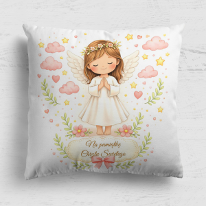 Panel poduszkowy Aniołek Pamiątka Chrztu Św. 