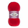 Włóczka Alize Cotton Gold CZERWONA 56 Bawełna Akryl 100g 330m