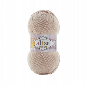 Włóczka Alize Cotton Gold ECRU 316 Bawełna Akryl 100g 330m