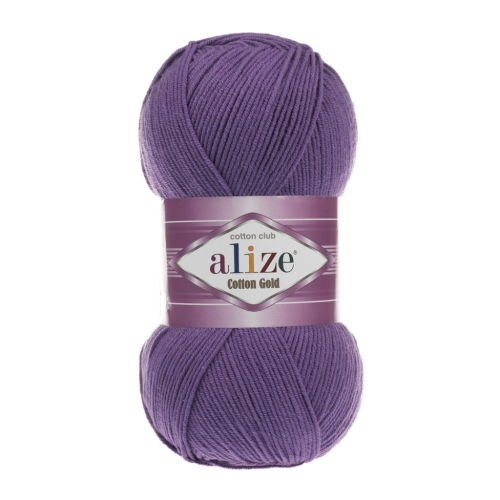 Włóczka Alize Cotton Gold PURPUROWY 44 Bawełna Akryl 100g 330m