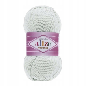 Włóczka Alize Cotton Gold PASTELOWY SZARY 533 Bawełna Akryl 100g 330m