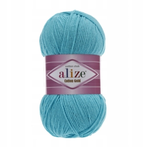 Włóczka Alize Cotton Gold TURKUS 287 Bawełna Akryl 100g 330m