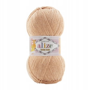 Włóczka Alize Cotton Gold BISZKOPTOWY 964 Bawełna Akryl 100g 330m