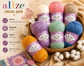 Włóczka Alize Cotton Gold BISZKOPTOWY 964 Bawełna Akryl 100g 330m