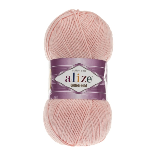 Włóczka Alize Cotton Gold PUDROWY RÓŻ 393 Bawełna Akryl 100g 330m