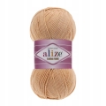 Włóczka Alize Cotton Gold BRUDNY PUDROWY 446 Bawełna Akryl 100g 330m