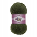 Włóczka Alize Cotton Gold KHAKI 29 Bawełna Akryl 100g 330m