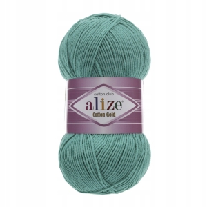 Włóczka Alize Cotton Gold SZMARAGDOWY 610 Bawełna Akryl 100g 330m