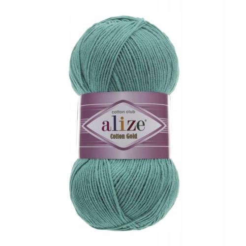 Włóczka Alize Cotton Gold SZMARAGDOWY 610 Bawełna Akryl 100g 330m