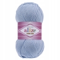 Włóczka Alize Cotton Gold BŁĘKITNA 40 Bawełna Akryl 100g 330