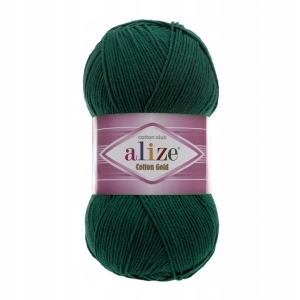 Włóczka Alize Cotton Gold BUTELKOWA ZIELEŃ 426 Bawełna Akryl 100g 330